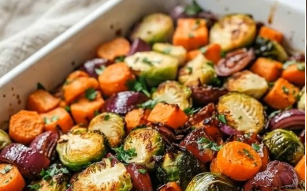 Balsamic Maple Roasted Vegetables